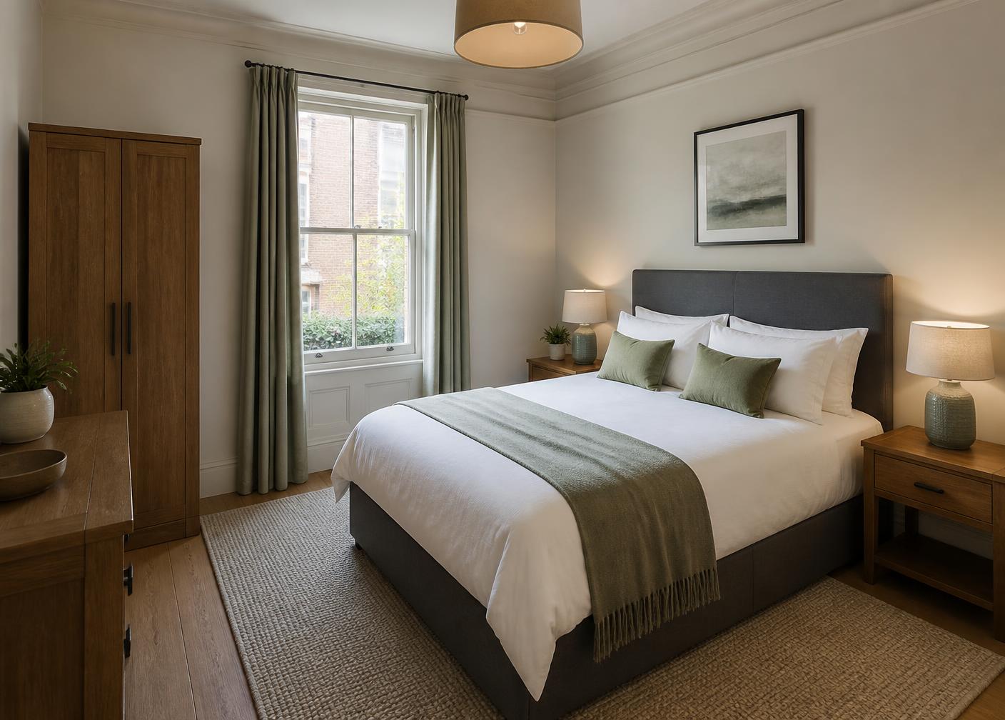 Second bedroom — Seven Kings, 5 bed terrace — after furnishing