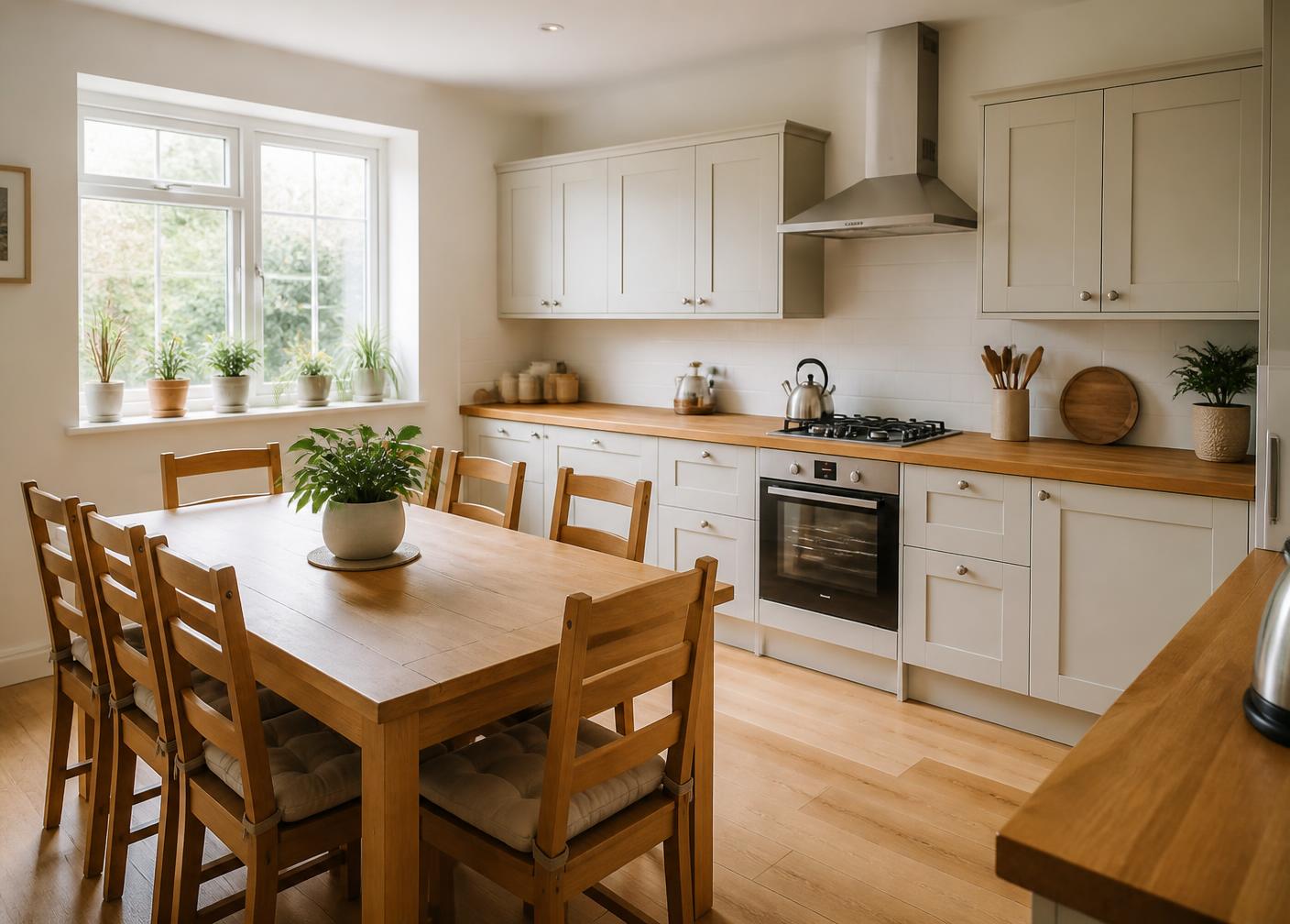 Kitchen diner — Goodmayes, 4 bed terrace — after furnishing